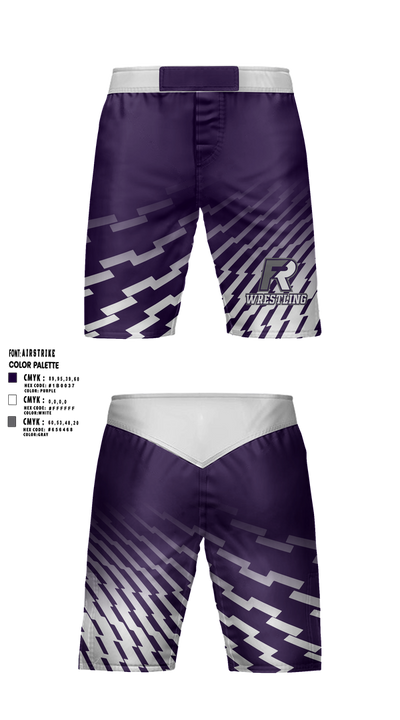 Fremont Ross Wrestling 8112665 Fight Shorts - 1