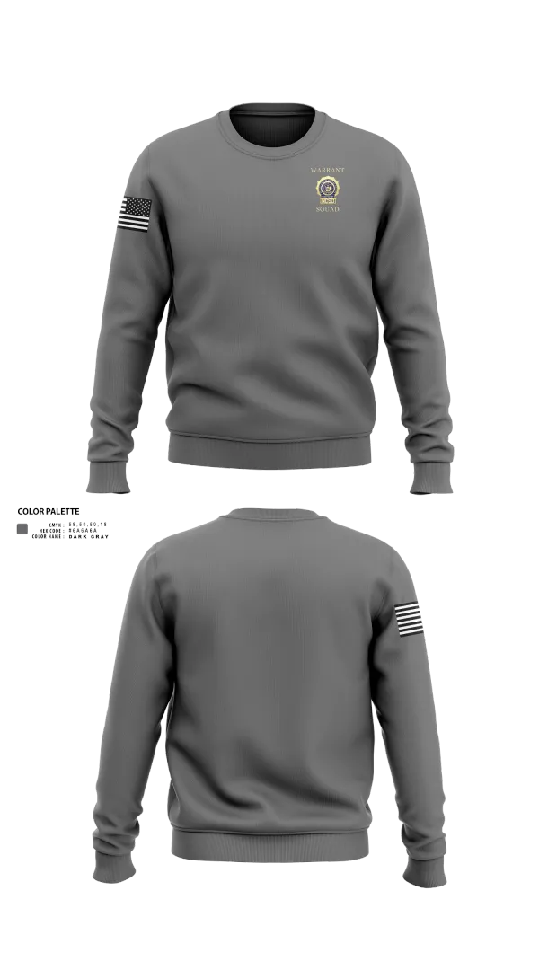 Crew Neck Sweatshirt, NCSD Warrant Squad, , Teamtime, Team time, sublimation, custom sports apparel, team uniforms, spirit wear, spiritwear, sports uniforms, custom shirts, team store, custom team store, fundraiser sports, apparel fundraiser
