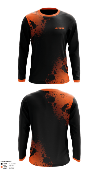 Long Sleeve Performance Shirt, BURN, Spirit Store, Teamtime, Team time, sublimation, custom sports apparel, team uniforms, spirit wear, spiritwear, sports uniforms, custom shirts, team store, custom team store, fundraiser sports, apparel fundraiser