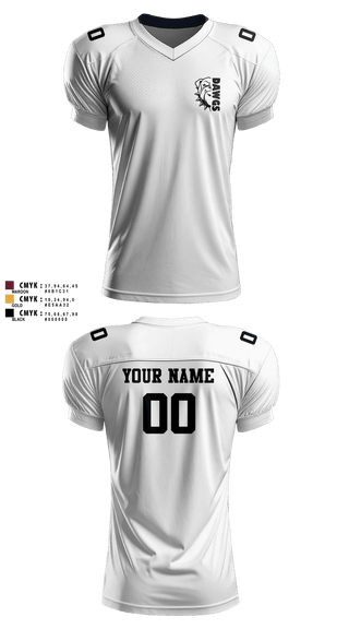 Football Jersey, Chesapeake Bay Dawgs, , Teamtime, Team time, sublimation, custom sports apparel, team uniforms, spirit wear, spiritwear, sports uniforms, custom shirts, team store, custom team store, fundraiser sports, apparel fundraiser