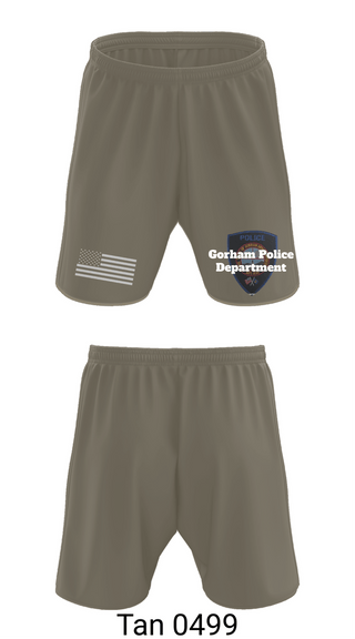 Athletic Shorts With Pockets, Gorham Police Department, Police, Teamtime, Team time, sublimation, custom sports apparel, team uniforms, spirit wear, spiritwear, sports uniforms, custom shirts, team store, custom team store, fundraiser sports, apparel fundraiser
