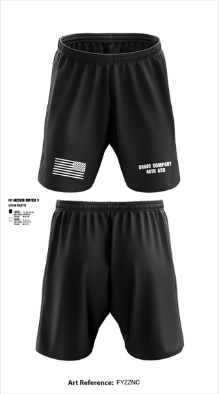 Athletic Shorts With Pockets, Bravo company 46th ASB, , Teamtime, Team time, sublimation, custom sports apparel, team uniforms, spirit wear, spiritwear, sports uniforms, custom shirts, team store, custom team store, fundraiser sports, apparel fundraiser