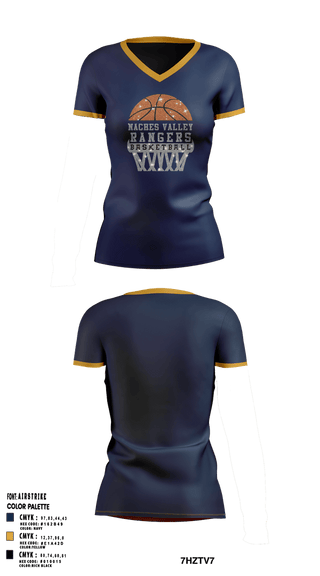 Womens Short Sleeve Vneck Shirt, Naches Valley Ranger Track & Field, Track & Field, Teamtime, Team time, sublimation, custom sports apparel, team uniforms, spirit wear, spiritwear, sports uniforms, custom shirts, team store, custom team store, fundraiser sports, apparel fundraiser