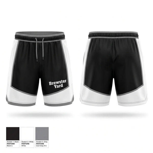 Athletic Shorts With Pockets, Brewster Yard, , Teamtime, Team time, sublimation, custom sports apparel, team uniforms, spirit wear, spiritwear, sports uniforms, custom shirts, team store, custom team store, fundraiser sports, apparel fundraiser
