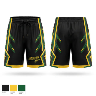 Athletic Shorts With Pockets, Warriors, Women's Basketball, Teamtime, Team time, sublimation, custom sports apparel, team uniforms, spirit wear, spiritwear, sports uniforms, custom shirts, team store, custom team store, fundraiser sports, apparel fundraiser