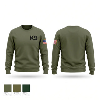 Crew Neck Sweatshirt, K9, Police, Teamtime, Team time, sublimation, custom sports apparel, team uniforms, spirit wear, spiritwear, sports uniforms, custom shirts, team store, custom team store, fundraiser sports, apparel fundraiser