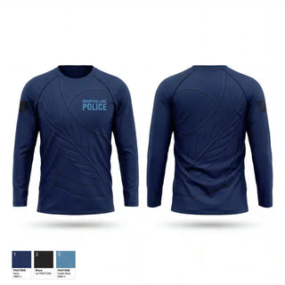 Long Sleeve Performance Shirt, Mountain Lake Police, Police, Teamtime, Team time, sublimation, custom sports apparel, team uniforms, spirit wear, spiritwear, sports uniforms, custom shirts, team store, custom team store, fundraiser sports, apparel fundraiser