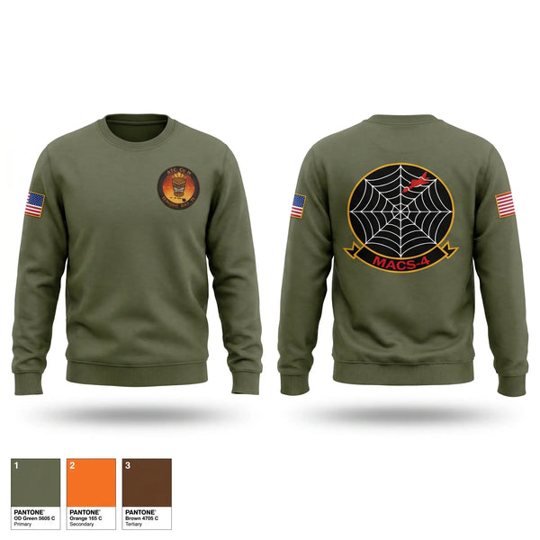 Crew Neck Sweatshirt, Air Traffic Control Company M, Marines, Teamtime, Team time, sublimation, custom sports apparel, team uniforms, spirit wear, spiritwear, sports uniforms, custom shirts, team store, custom team store, fundraiser sports, apparel fundraiser