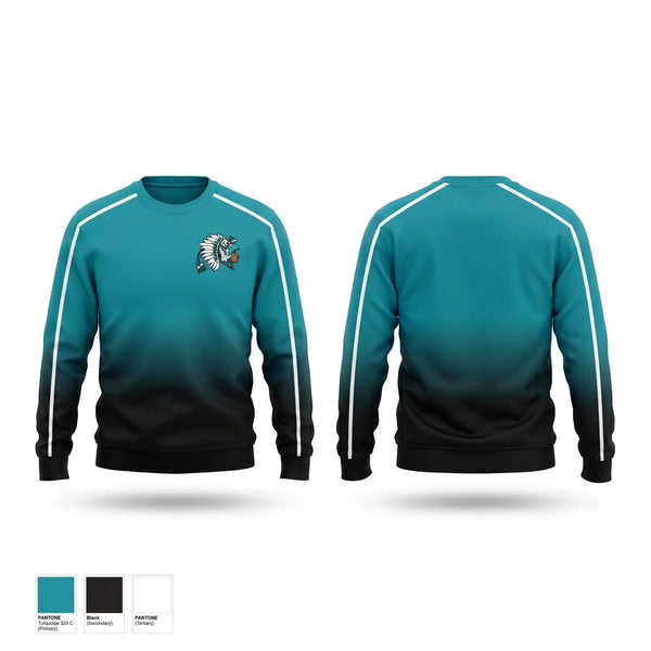 Crew Neck Sweatshirt, Mendota Aztecs, Track & Field, Teamtime, Team time, sublimation, custom sports apparel, team uniforms, spirit wear, spiritwear, sports uniforms, custom shirts, team store, custom team store, fundraiser sports, apparel fundraiser