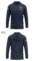 Ellicottville Police Department Long Sleeve Performance Shirt with hood - 11