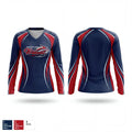 Wildcats 29760387 Women's Long Sleeve V-neck Shirt - 1