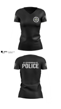 Cloverdale police department 51984655 Women's Short Sleeve V-neck Shirt - 1