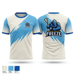 Short Sleeve Performance Shirt, Freeze Lacrosse, Men's Lacrosse, Teamtime, Team time, sublimation, custom sports apparel, team uniforms, spirit wear, spiritwear, sports uniforms, custom shirts, team store, custom team store, fundraiser sports, apparel fundraiser