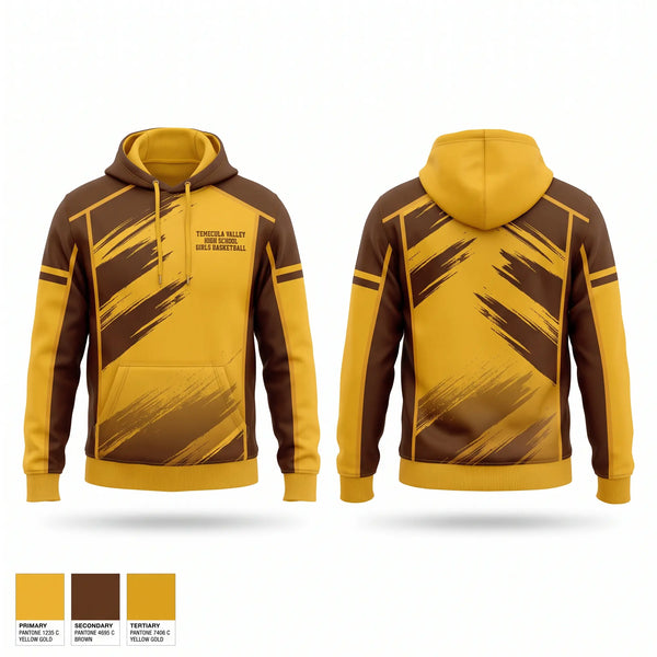 Hoodie, Temecula Valley High School Girls Basketball, Women's Basketball, Teamtime, Team time, sublimation, custom sports apparel, team uniforms, spirit wear, spiritwear, sports uniforms, custom shirts, team store, custom team store, fundraiser sports, apparel fundraiser