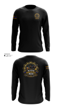 NYPD NARCOTICS K9 Long Sleeve Performance Shirt - 21