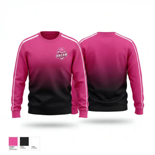 Crew Neck Sweatshirt, Illinois Dream, Women's Basketball, Teamtime, Team time, sublimation, custom sports apparel, team uniforms, spirit wear, spiritwear, sports uniforms, custom shirts, team store, custom team store, fundraiser sports, apparel fundraiser