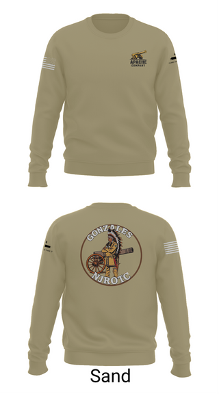 Crew Neck Sweatshirt, NJROTC Apache Company, , Teamtime, Team time, sublimation, custom sports apparel, team uniforms, spirit wear, spiritwear, sports uniforms, custom shirts, team store, custom team store, fundraiser sports, apparel fundraiser