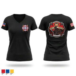 Womens Short Sleeve Vneck Shirt, Marion rural, Fire Department, Teamtime, Team time, sublimation, custom sports apparel, team uniforms, spirit wear, spiritwear, sports uniforms, custom shirts, team store, custom team store, fundraiser sports, apparel fundraiser
