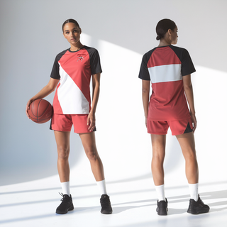 Womens Short Sleeve Vneck Shirt, Cave City, Women's Basketball, Teamtime, Team time, sublimation, custom sports apparel, team uniforms, spirit wear, spiritwear, sports uniforms, custom shirts, team store, custom team store, fundraiser sports, apparel fundraiser