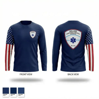 Long Sleeve Performance Shirt, Miller EMS, EMS/EMT, Teamtime, Team time, sublimation, custom sports apparel, team uniforms, spirit wear, spiritwear, sports uniforms, custom shirts, team store, custom team store, fundraiser sports, apparel fundraiser
