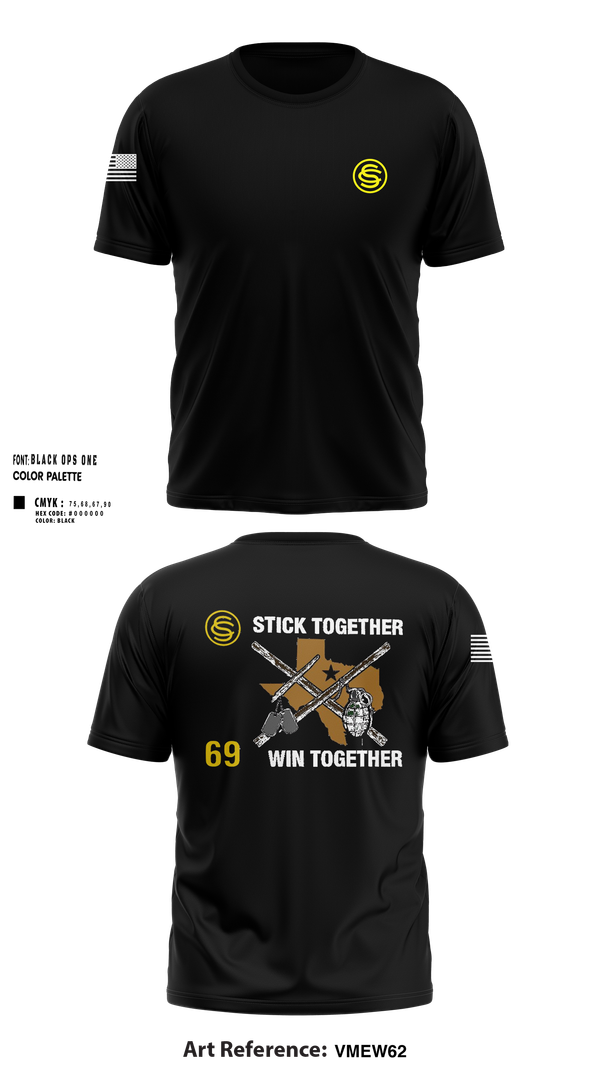 Short Sleeve Performance Shirt, Texas Officer Candidate Class 69, , Teamtime, Team time, sublimation, custom sports apparel, team uniforms, spirit wear, spiritwear, sports uniforms, custom shirts, team store, custom team store, fundraiser sports, apparel fundraiser