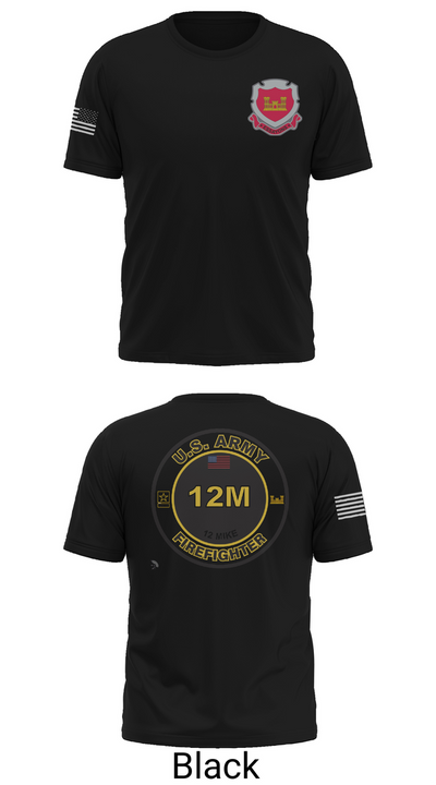 1153rd Firefighter Unit 94672135 Old School Cotton Feel Shirt - 29