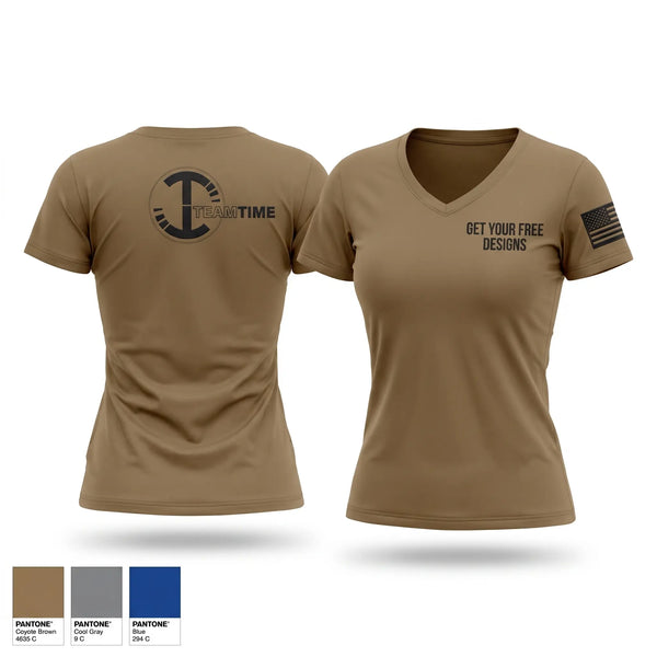 Womens Short Sleeve Vneck Shirt, 482 Security Forces, Air Force, Teamtime, Team time, sublimation, custom sports apparel, team uniforms, spirit wear, spiritwear, sports uniforms, custom shirts, team store, custom team store, fundraiser sports, apparel fundraiser