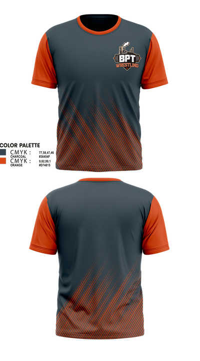 BPT Wrestling 50112893 Short Sleeve Performance Shirt - 1