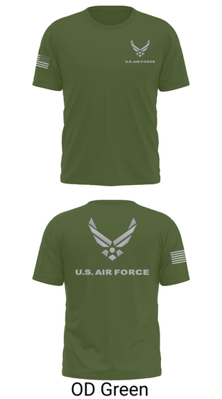 Short Sleeve Performance Shirt, USAF Volunteer, Air Force, Teamtime, Team time, sublimation, custom sports apparel, team uniforms, spirit wear, spiritwear, sports uniforms, custom shirts, team store, custom team store, fundraiser sports, apparel fundraiser
