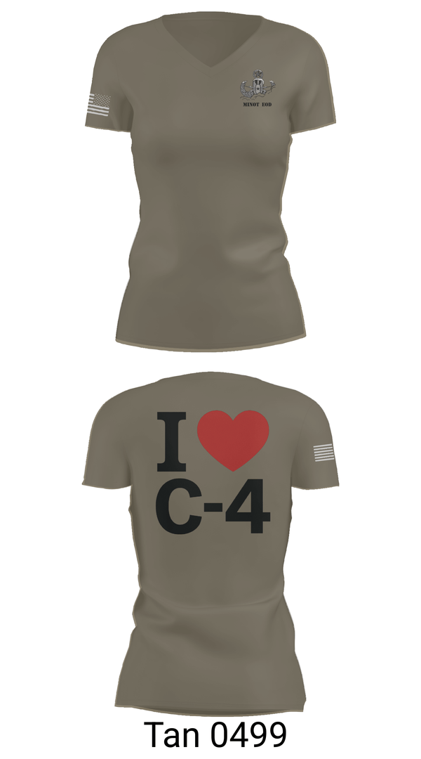 Womens Short Sleeve Vneck Shirt, 5th EOD, Air Force, Teamtime, Team time, sublimation, custom sports apparel, team uniforms, spirit wear, spiritwear, sports uniforms, custom shirts, team store, custom team store, fundraiser sports, apparel fundraiser