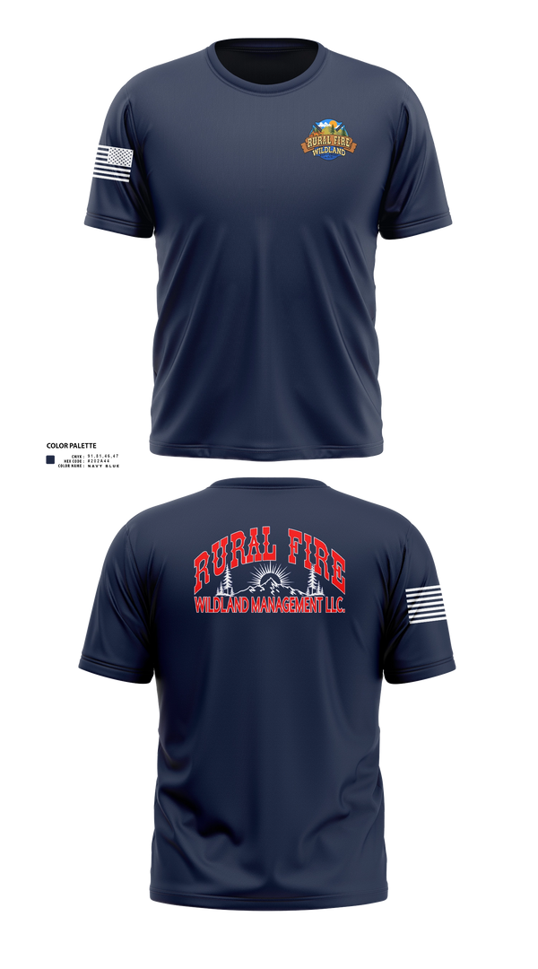 Short Sleeve Performance Shirt, Rural fire wildland management LLC, Fire Department, Teamtime, Team time, sublimation, custom sports apparel, team uniforms, spirit wear, spiritwear, sports uniforms, custom shirts, team store, custom team store, fundraiser sports, apparel fundraiser