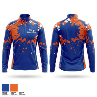 Quarter Zip Jacket, Sting Machine, Spirit Store, Teamtime, Team time, sublimation, custom sports apparel, team uniforms, spirit wear, spiritwear, sports uniforms, custom shirts, team store, custom team store, fundraiser sports, apparel fundraiser