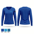 Hatzalah of Baltimore 29982711 Women's Long Sleeve V-neck Shirt - 1