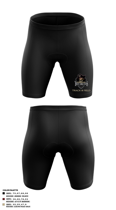 Bellflower high school Track & Field 82786723 Men's Compression Shorts - 2