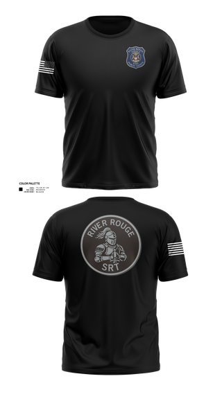 Old School Cotton Feel Shirt, River Rouge Police Special Response Team, Police, Teamtime, Team time, sublimation, custom sports apparel, team uniforms, spirit wear, spiritwear, sports uniforms, custom shirts, team store, custom team store, fundraiser sports, apparel fundraiser
