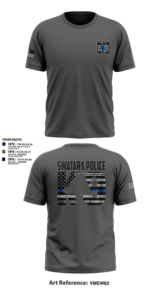 Short Sleeve Performance Shirt, Swatara K9, Police, Teamtime, Team time, sublimation, custom sports apparel, team uniforms, spirit wear, spiritwear, sports uniforms, custom shirts, team store, custom team store, fundraiser sports, apparel fundraiser