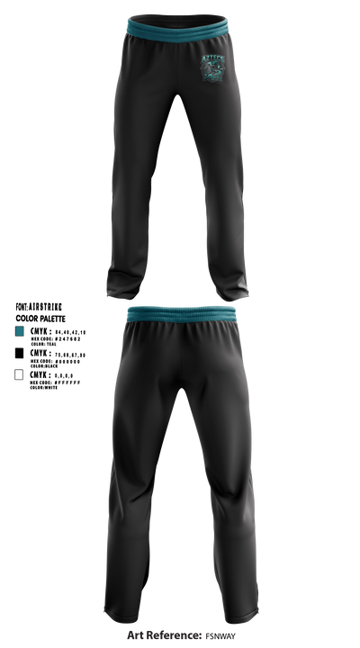 Mendota Aztecs 94033090 Sweatpants - 11