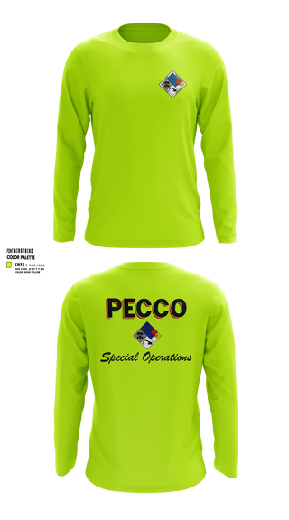 Long Sleeve Performance Shirt, PECCO, , Teamtime, Team time, sublimation, custom sports apparel, team uniforms, spirit wear, spiritwear, sports uniforms, custom shirts, team store, custom team store, fundraiser sports, apparel fundraiser