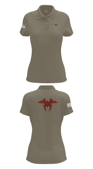 Womens Short Sleeve Performance Polo, Blackfoot 2nd platoon, , Teamtime, Team time, sublimation, custom sports apparel, team uniforms, spirit wear, spiritwear, sports uniforms, custom shirts, team store, custom team store, fundraiser sports, apparel fundraiser