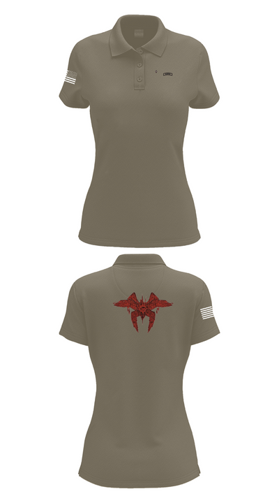 Blackfoot 2nd platoon 36446718 Women's Short Sleeve Performance Polo  - 75