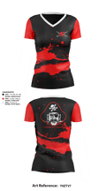 Shannon Red Raiders Women's Short Sleeve V-neck Shirt - 2