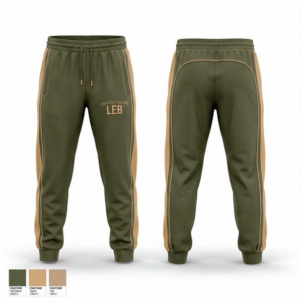 Sweatpants, Legacy Elite Ballers (LEB), Men's Basketball, Teamtime, Team time, sublimation, custom sports apparel, team uniforms, spirit wear, spiritwear, sports uniforms, custom shirts, team store, custom team store, fundraiser sports, apparel fundraiser