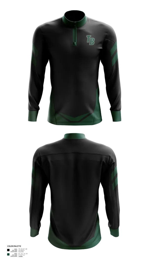 Quarter Zip Jacket, Twelve Bridges Rhinos, Men's Volleyball, Teamtime, Team time, sublimation, custom sports apparel, team uniforms, spirit wear, spiritwear, sports uniforms, custom shirts, team store, custom team store, fundraiser sports, apparel fundraiser