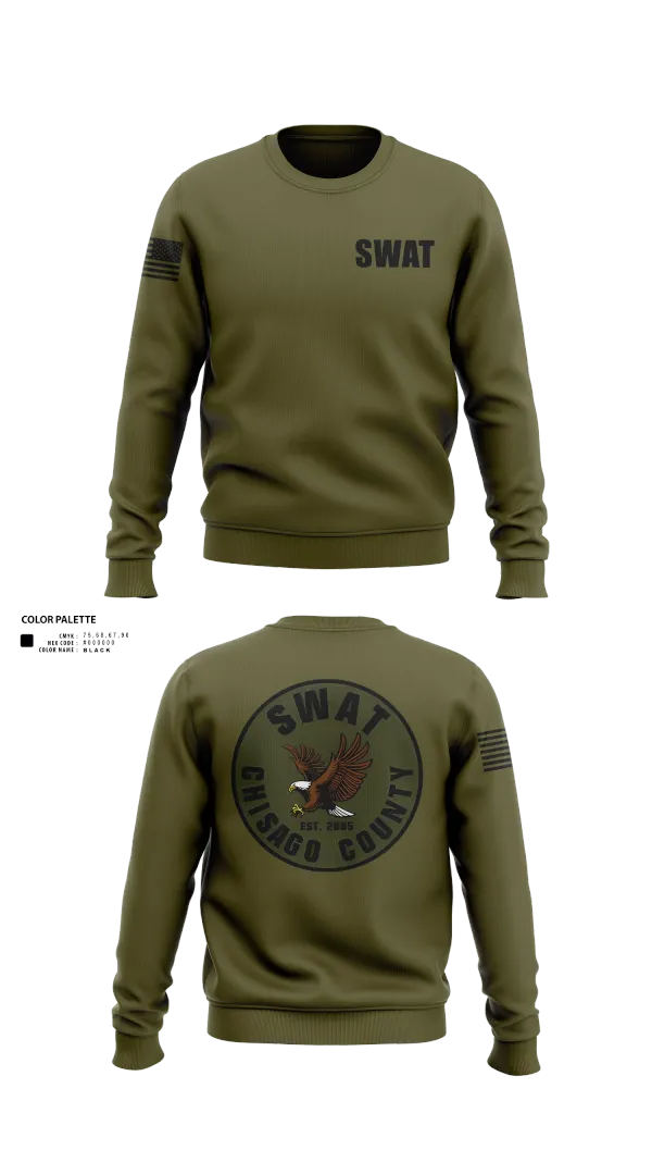 Crew Neck Sweatshirt, Chisago County ERU, Police, Teamtime, Team time, sublimation, custom sports apparel, team uniforms, spirit wear, spiritwear, sports uniforms, custom shirts, team store, custom team store, fundraiser sports, apparel fundraiser