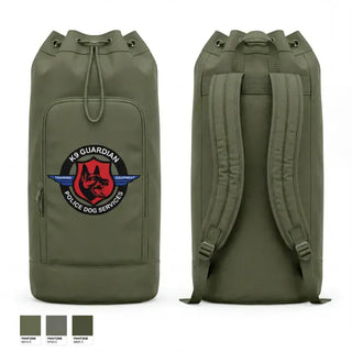 Gear Bag, K-9 Guardian Police Dog Services, Police, Teamtime, Team time, sublimation, custom sports apparel, team uniforms, spirit wear, spiritwear, sports uniforms, custom shirts, team store, custom team store, fundraiser sports, apparel fundraiser