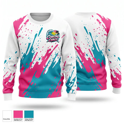 Coastal Chaos Crew Neck Sweatshirt - 1