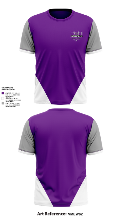 Louisburg Wildcats 77996950 Short Sleeve Performance Shirt - 1