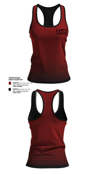 Tank Top, Lancer Junior Cheer, Cheer, Teamtime, Team time, sublimation, custom sports apparel, team uniforms, spirit wear, spiritwear, sports uniforms, custom shirts, team store, custom team store, fundraiser sports, apparel fundraiser