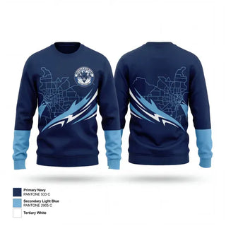 Crew Neck Sweatshirt, Buffalo stampede sled hockey team, Ice Hockey, Teamtime, Team time, sublimation, custom sports apparel, team uniforms, spirit wear, spiritwear, sports uniforms, custom shirts, team store, custom team store, fundraiser sports, apparel fundraiser