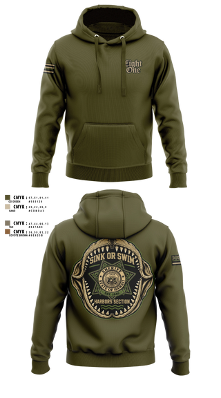 Hoodie, State of Hawaii DLE Harbors, Police, Teamtime, Team time, sublimation, custom sports apparel, team uniforms, spirit wear, spiritwear, sports uniforms, custom shirts, team store, custom team store, fundraiser sports, apparel fundraiser